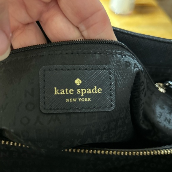 Kate Spade Black Leather Tote Bag - Picture 7 of 12